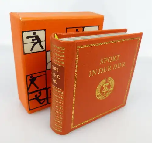 Minibuch: Sport in der DDR Verlag Zeit im Bild Dresden 1980 bu0898