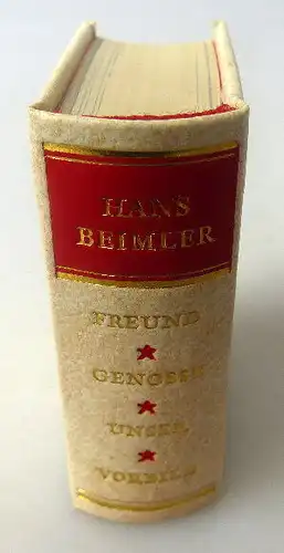 Minibuch: Hans Beimler Freund Genosse unser Vorbild 1979, Buch1477
