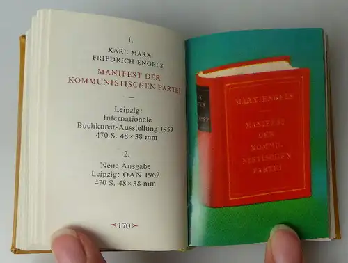 Minibuch: Kleinod der Buchkunst 1979 VEB Fachbuchverlag Leipzig Buch1474