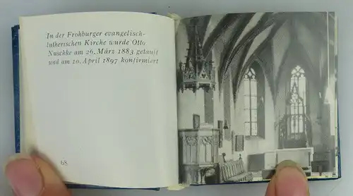 Minibuch: Otto Nuschke Ein Leben für die Interessen des Volkes 1983 ,Buch1464