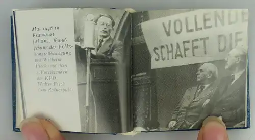 Minibuch: Otto Nuschke Ein Leben für die Interessen des Volkes 1983 ,Buch1464