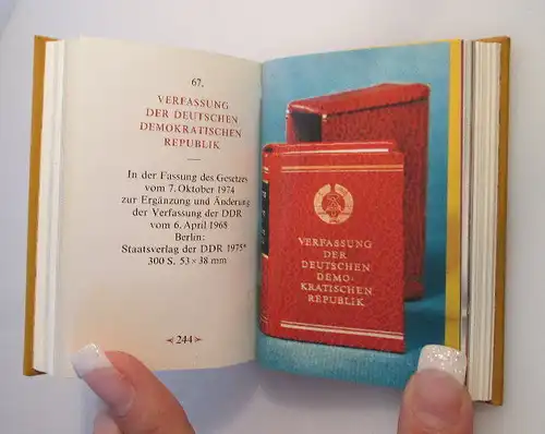 Minibuch: Kleinod der Buchkunst Dr. Erhard Walter bu0109