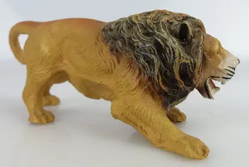 altes Masse wohl Elastolin Tier: ausdrucksvoller Löwe
