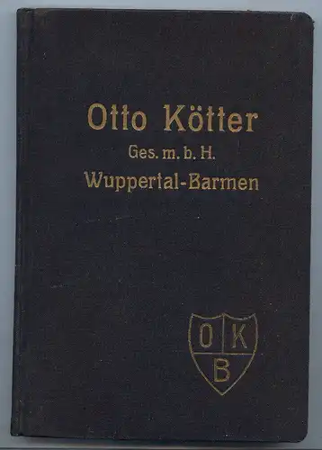 Katalog: Otto Kötter Wuppertal-Barmen Ketten-Fabrik