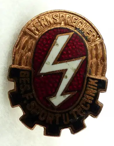 GST656c-3 Fernsprech Leistungsabzeichen 1958-1964 vgl. Band VII Nr. 656c Bronze