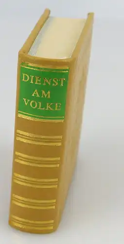 Minibuch : Dienst am Volke, Graphischer Großbetrieb Leipzig 1982 /r154