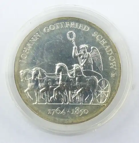 #e8707 DDR 10-Mark-Gedenkmünze 1989 - Johann Gottfried Schadow 1764-1850