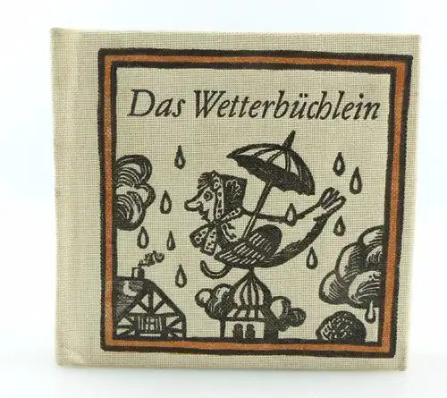 #e5896 Minibuch: Das Wetterbüchlein - sorbische Bauernregel - sorbisch - deutsch