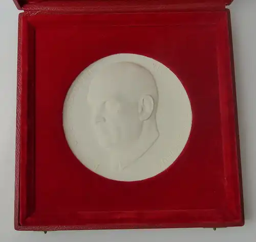 große Meissen Medaille im Etui: Ernst Thälmann 1886-1944 Sachsenhausen Orden1259