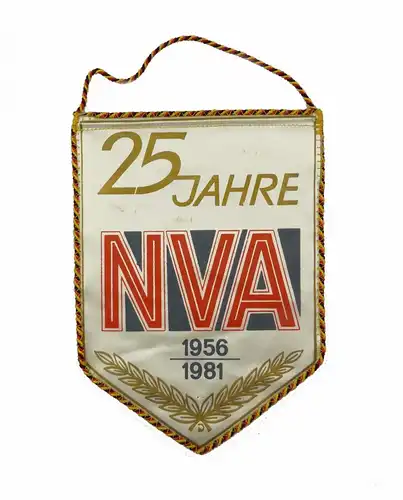 #e7139 Original alter Wimpel DDR 25 Jahre NVA 1956-1981