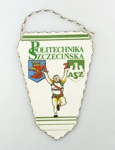 #e6382 Original alter Wimpel Politechnika Szczecinska ASZ 1986