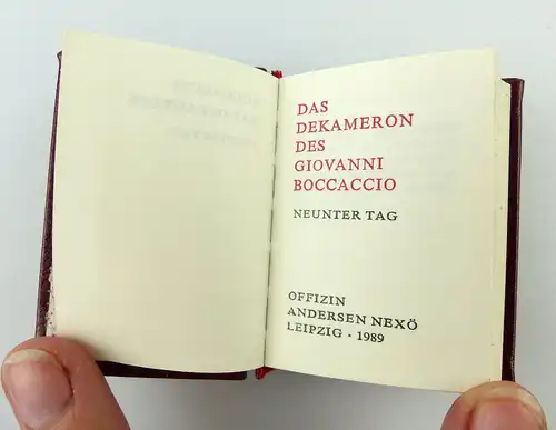 #e2388 Minibücher: Das Dekameron des Giovanni Boccaccio 6. bis 10.Tag Band 6 -10