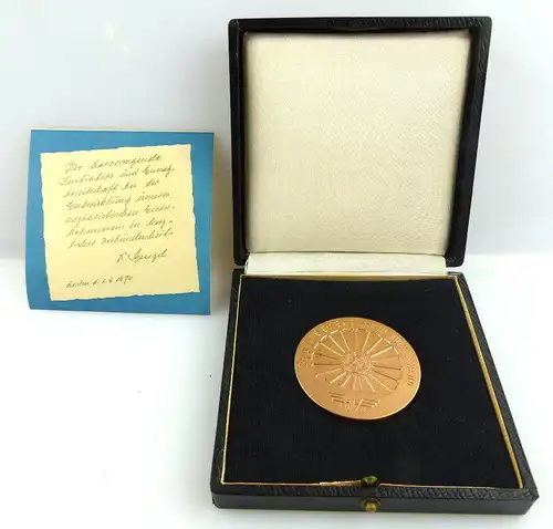 Medaille: 25 Jahre Eisenbahn in Volkes Hand 1970 DDR e1421