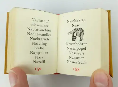 Minibuch: verflucht und zugenäht Schimpfwörter Eulenspiegel Verlag e821