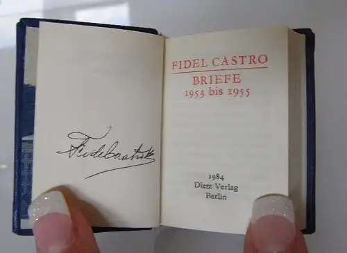 Minibuch: Fidel Castro Briefe 1953 - 1955 bu0026