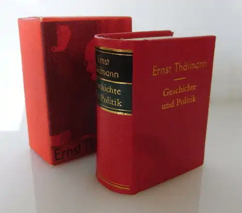 Minibuch: Ernst Thälmann Geschichte und Politik bu0024