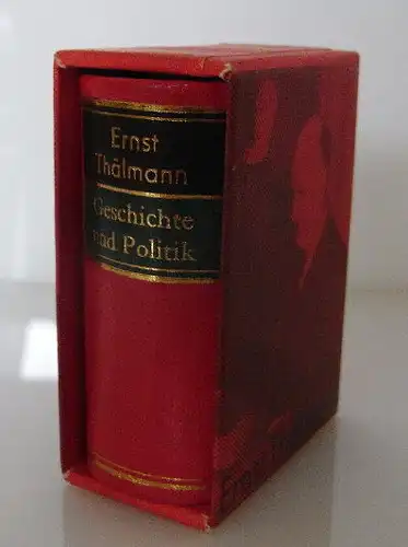 Minibuch: Ernst Thälmann Geschichte und Politik bu0024