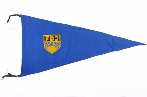 #e7124 Original alte Fahne: FDJ Freie Deutsche Jugend