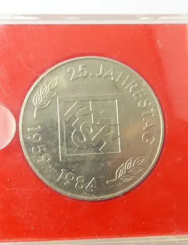 Medaille 25.Jahrestag 1959-1984 Verband der Kleigärtner Siedler der DDR r568
