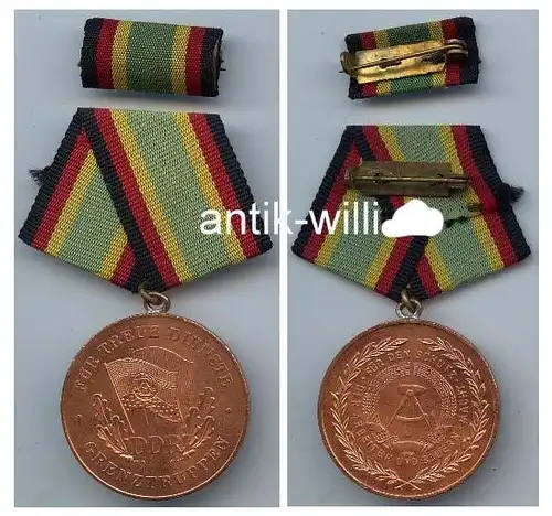 DDR Medaille für treue Dienste in den Grenztruppen Bronze