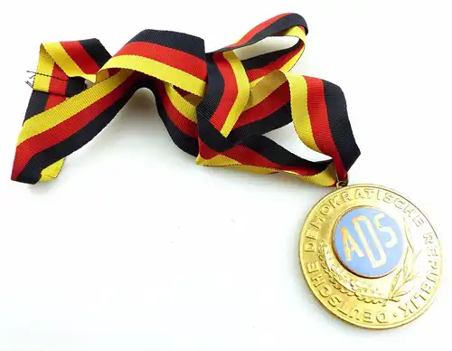 #e5533 DDR Medaille Deutsche Demokratische Republik ADS Leichtazhletik 1967 Gold