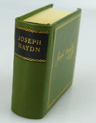 Minibuch : Biographische Notizen über Joseph Haydn, Graphischer Großb.1984 /r159