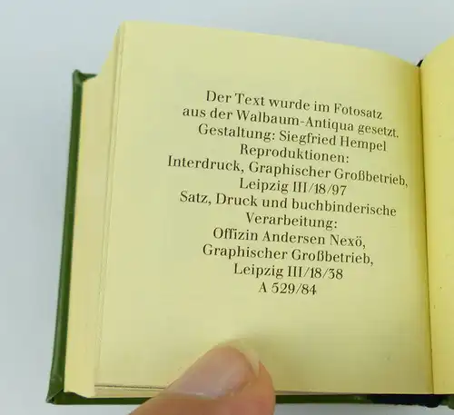 Minibuch : Biographische Notizen über Joseph Haydn, Graphischer Großb.1984 /r159