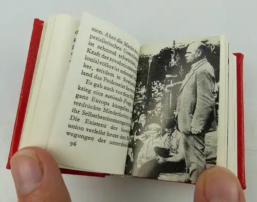 Minibuch: Ernst Thälmann Geschichte und Politik Dietz Verlag Berlin bu01000