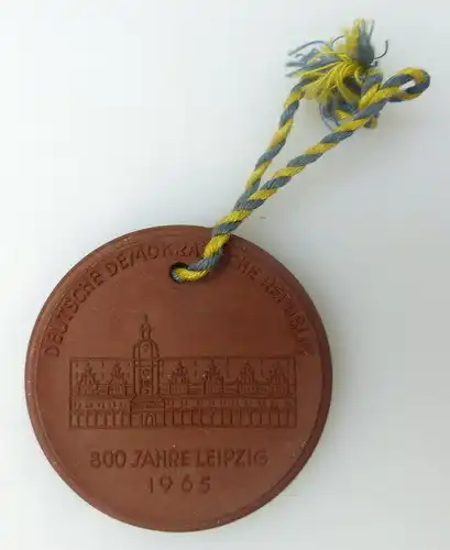 Meissen Medaille deutsche demokratische Republik 800 Jahre Leipzig 1965 bu0678