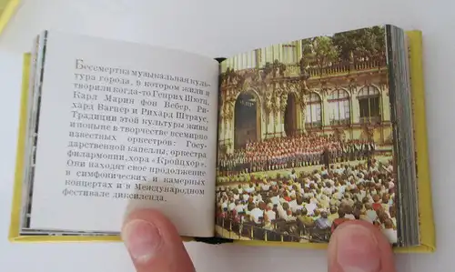 Minibuch: Dresden auf russischer Sparache 1977 bu0151