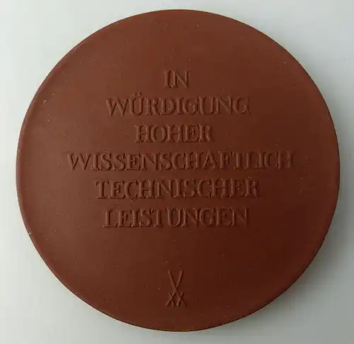 Meissen Medaille: Bauakademie der DDR In Würdigung hoher wissenschaft, Orden1733