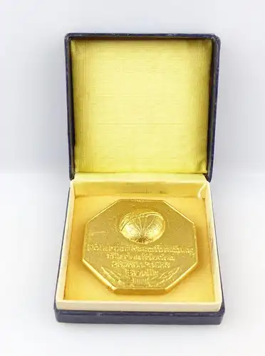 #e5674 Medaille 1. Nationale Briefmarkenausstellung A.K. Geophysik-Weltraum DDR