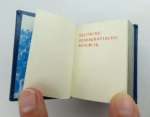 Minibuch: Deutsche demokratische Republik Verlag Zeit im Bild e300