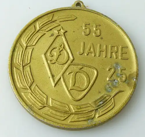 Medaille : SG Dynamo Berlin- Hohenschönhausen 55 Jahre  / r477