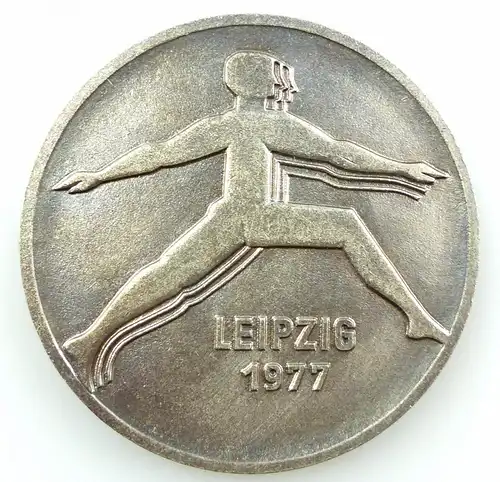 #e5679 Medaille Kinder- und Jugend- Spartakiade der DDR Leipzig 1977 Sportfest