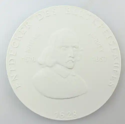 #e3744 Meissen Medaille DRK Entdecker des Blutkreislaufes William Harvey 1628