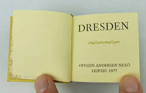 Minibuch: Dresden Offizin Andersen Nexö Verlag Zeit im Bild bu0927