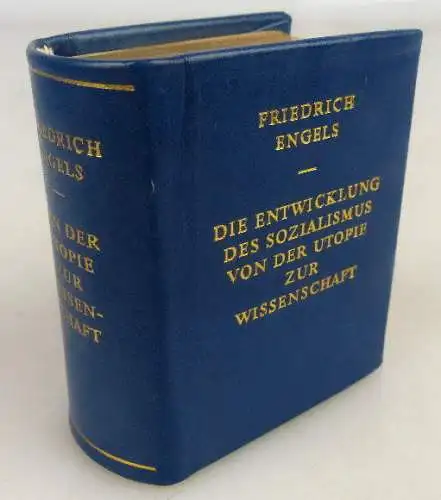 Minibuch Friedrich Engels 1983 Entwicklung Sozialismus Vollgoldschnitt Buch1471