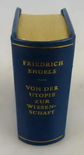 Minibuch Friedrich Engels 1983 Entwicklung Sozialismus Vollgoldschnitt Buch1471