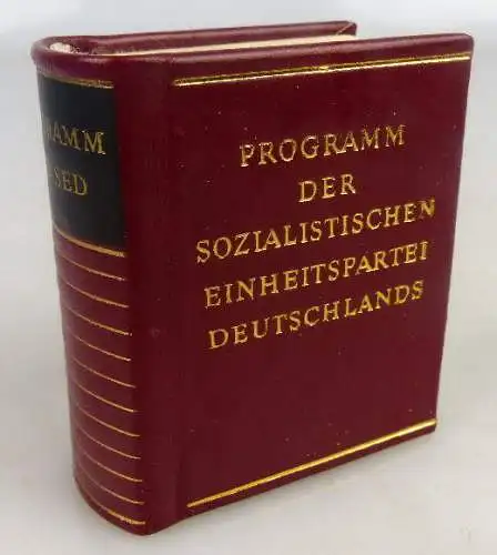 Minibuch: Programm der sozialistischen Einheitspartei Deutschlands ,Buch1469