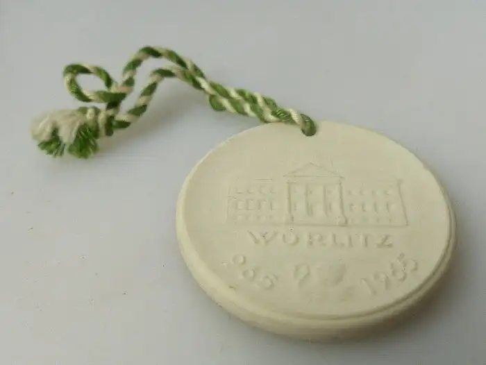 Meissen Medaille: hier ists jetzt unendlich schön Wörlitz 965 1965 bu0621