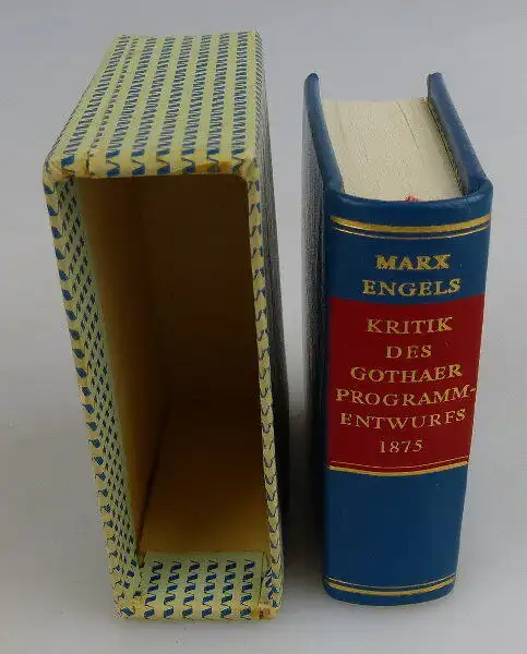 Minibuch: Marx Engels Kritik des Gothaer Programmentwurfes 1875 Buch1587