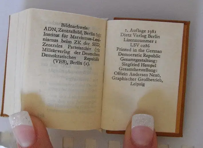 Minibuch: Lehren der Geschichte Otto Grotewohl Dietz Verlag Berlin 1981 bu0004