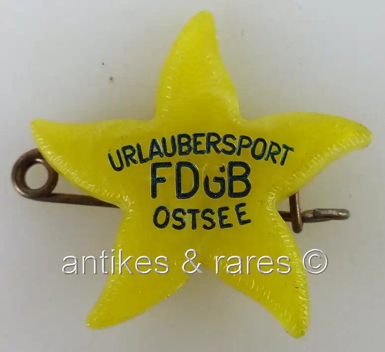 Abzeichen: Urlaubersport FDGB Ostsee