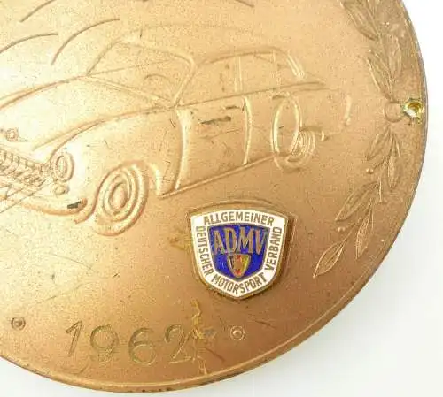 e11122 Alte DDR Medaille Nebel Rallye MC Grünau 1962 ADMV Motorsport Verband