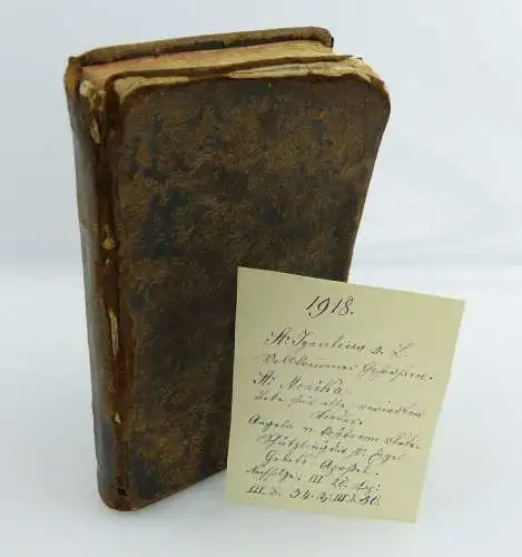 Original altes Buch aus dem Jahre 1751 IHS Regeln des Instituts Maria e1022
