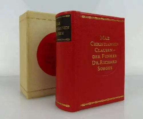 Minibuch Max Christiansen Clausen Der Funker Dr Richard Sorges bu0307