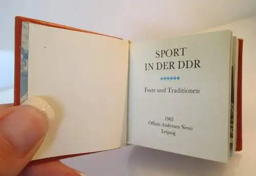 Minibuch: Sport in der DDR Feste und Traditionen bu0092