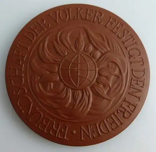 Meissen Medaille: Ehrengabe der Liga für Völkerfreundschaft Böttgerst, Orden2657
