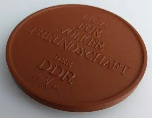 Meissen Medaille: Ehrengabe der Liga für Völkerfreundschaft Böttgerst, Orden2657